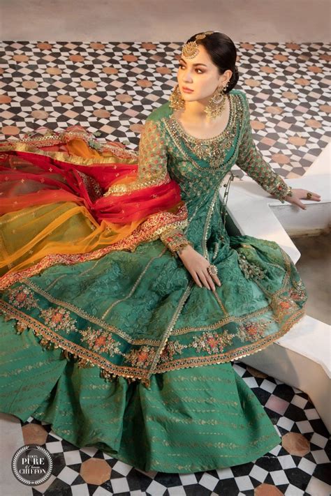 Maria B Latest Eid Chiffon Embroidered Embellished Dresses 2023