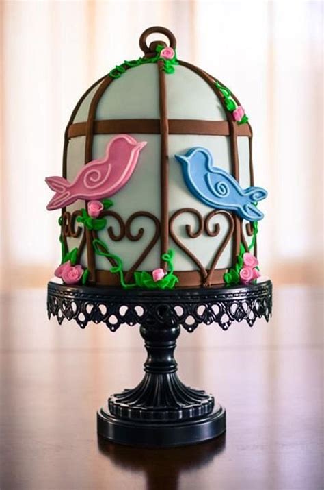 Birdcage Wedding Cake Cake By Hello Sugar Cakesdecor