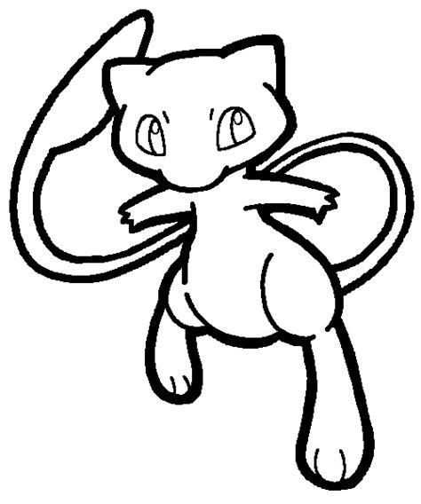 Pokemon Mew Coloring Pages At Free Printable