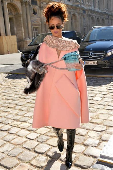 Rihanna Dior Fashion Show In Paris October 2 2015 Star Style