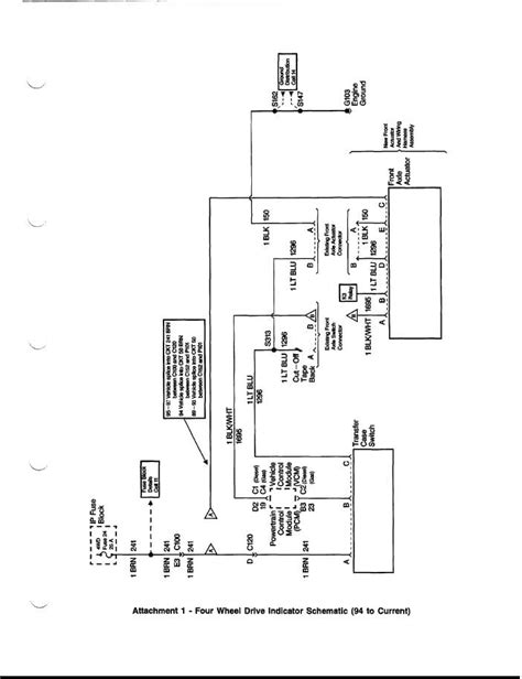4wd Actuator Chevy 4x4 Actuator Wiring Diagram