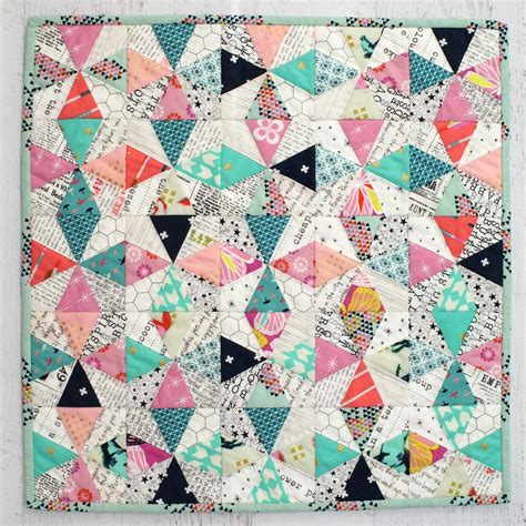 Kaleidescope Foundation Paper Pieced Cushion Or Mini Quilt Pdf Pattern