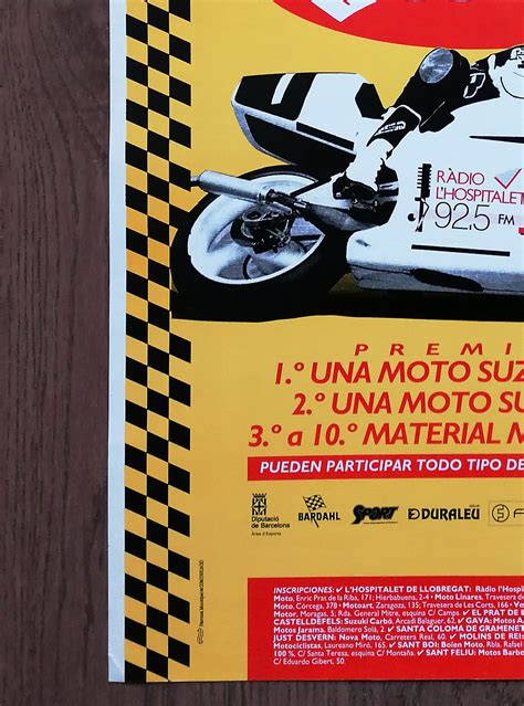 1990 Amateur Superbikes Poster 90s Bikes Retro Wall Decor Etsy