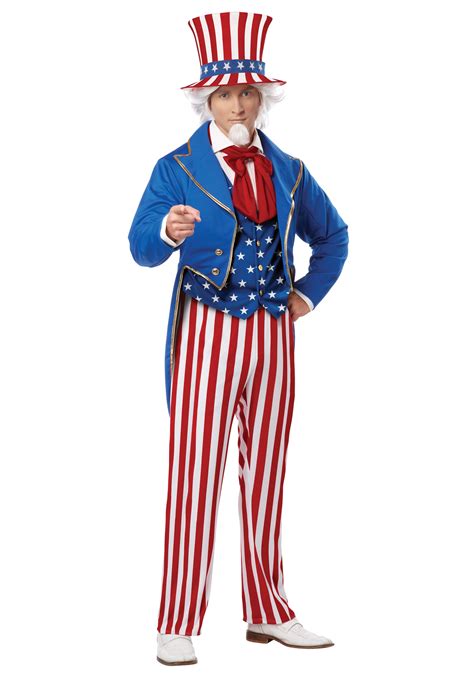 Deluxe Uncle Sam Mens Costume