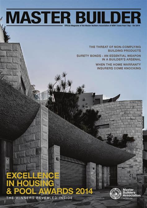 Builders and tradies back budget. 2014 Master Builders New South Wales Magazine Sep-Oct by ...