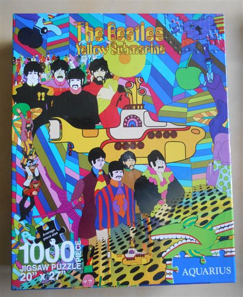 The beatles the singles albums aquarius 1000 piece jigsaw puzzle rare unopened. The Beatles Yellow Submarine 1000 Piece Jigsaw Puzzle ...