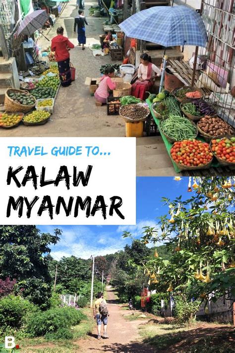 Many Travellers Pass Through Kalaw In Myanmar To Start Their 2 Day Trek