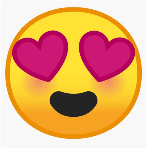 Smiling Face With Heart Eyes Icon Emoji Heart Eyes Png