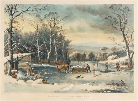 At Auction Currier And Ives Publishers After George H Durrie