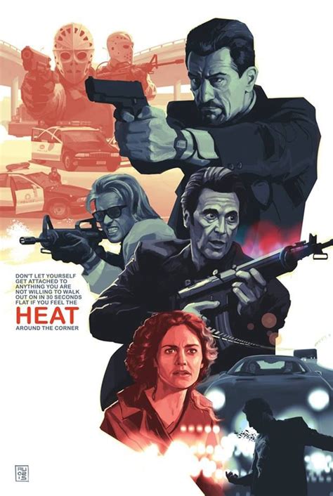 Heat 1995 19202862 By Aurelio Lorenzo Movie Poster Art Movie