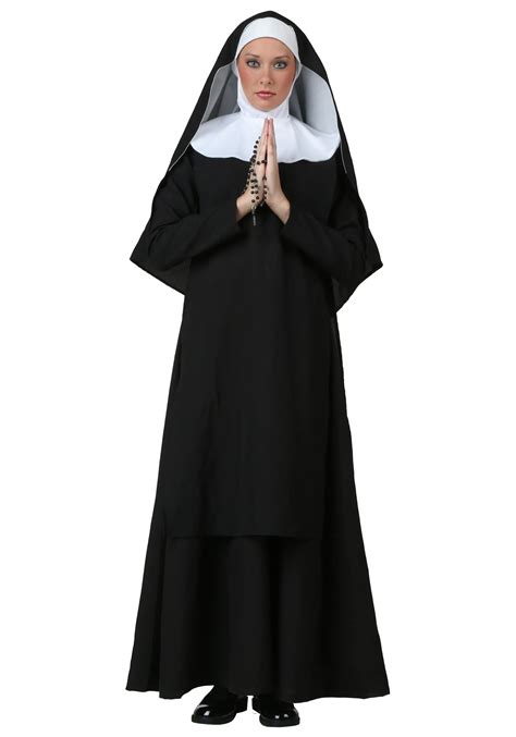Womens Sexy Nun Costume Virgin Mary Religious Nun Fancy Dress With Veil In Sexy Costumes From