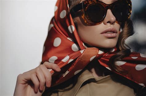 Square Sunglasses Women Round Sunglasses Head Scarf Tying Silk