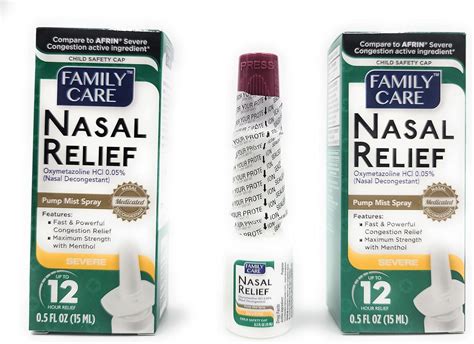 Amazon Com Nasal Relief Spray Pump Mist Anti Drip Severe Congestion