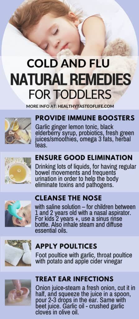 Cold And Flu Natural Remedies For Toddlers Healthy Taste Of Life