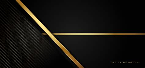 Black Business Background With Golden Stripes In A Luxury Style 1263453
