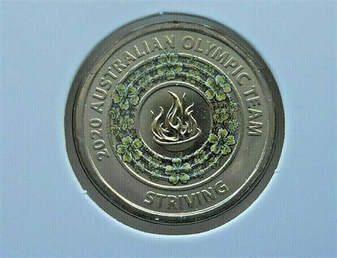 2020 Australian Olympic 2 Dollar Coin Blue Resilience Authentic Ebay