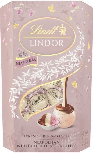 Lindt Lindor Neapolitan White Chocolate Truffles Oz Pay Less Super Markets