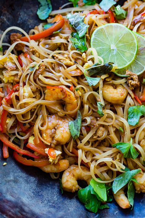 It's served cold, and can be chilled up to two hours before eating. One Pan Simple Asian Shrimp Noodles - Oh Sweet Basil