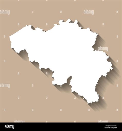 belgium vector country map silhouette stock vector image and art alamy