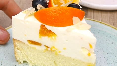 quark sahne torte mit mandarinen ohne gelatine kÃ¤se sahne torte mit mandarinen rezept