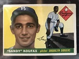 1955 Topps Sandy Koufax Rookie Card