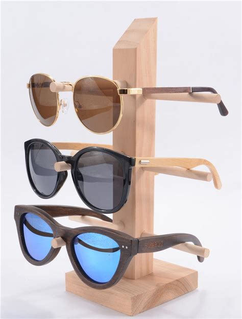 2018 Eyeglass Display Sunglasses Holder Rack Storage Shelf Wood Hang Display Wooden Handmade