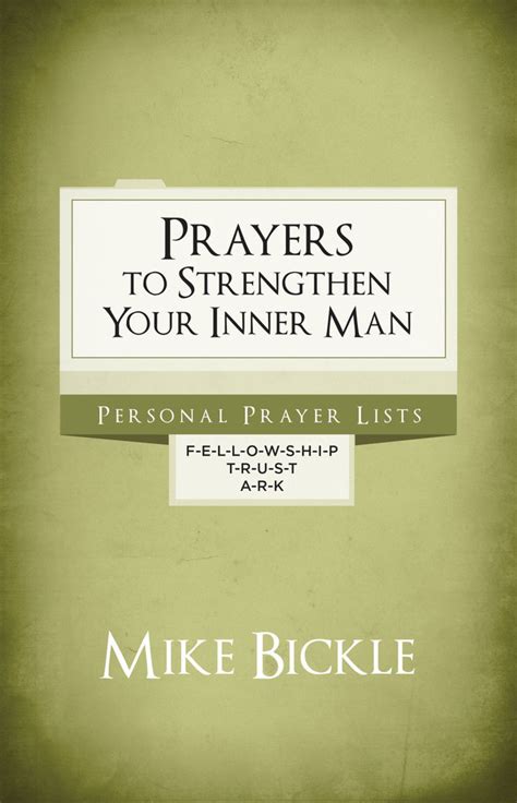 Read Prayers To Strengthen Your Inner Man Online By Mike Bickle Books