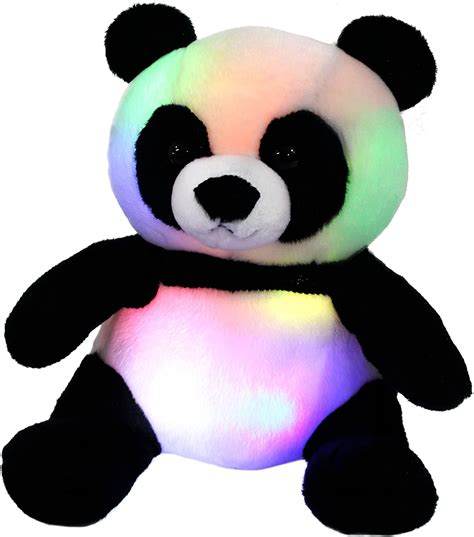 Led Panda Stuffed Animal Glow Soft Plush Toys Light Up In Dark Bedtime