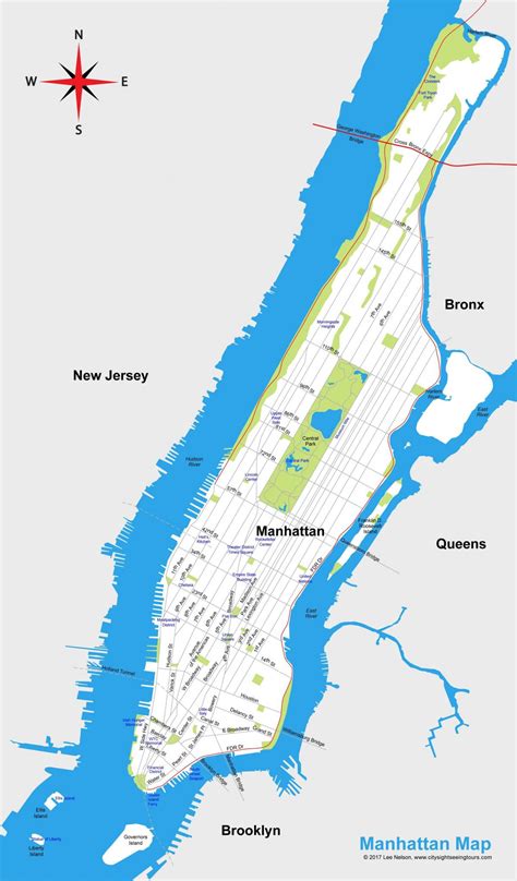 Manhattan City Map Manhattan City Map Printable New