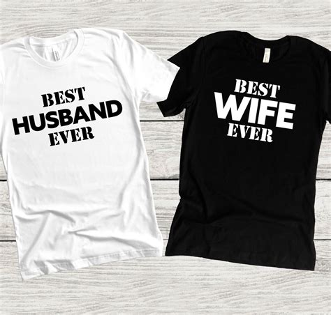 best husband ever best wife ever matching couple etsy