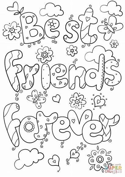 Coloring Friends Pages Forever Printable Colorings