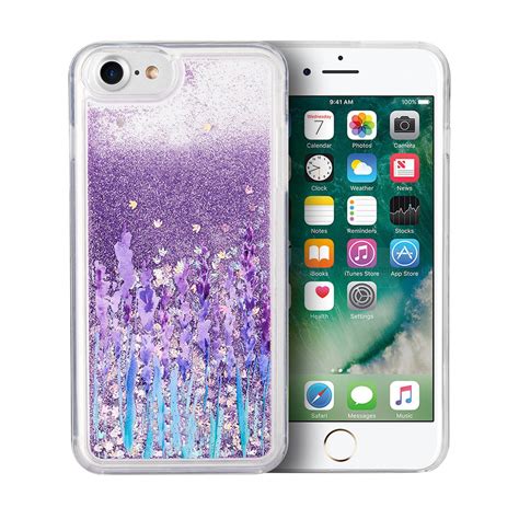 Beautiful Liquid Glitter Waterfall Cellphone Case For Iphone 8 Plus 7