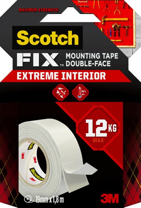 Scotch Fix™ Extreme Interior Mounting Tape Pgs05 1918 Mr 19mm X 18m