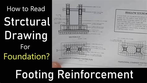 How To Read Structural Drawing For Footing Foundation Youtube