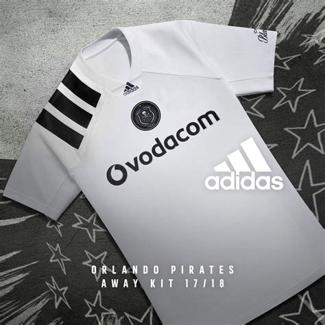 Orlando pirates and adidas have unveiled the club's home and away kit for the 2020/21 season the new kit stays true to pirates' iconic black and white colours, with the home jersey in all black. Stunning Adidas Orlando Pirates 17-18 Home & Away Kits ...