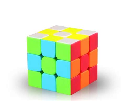 Magic Cube Mini 3x3x3 Plastic Puzzle Cube Candy Color Speed Cube