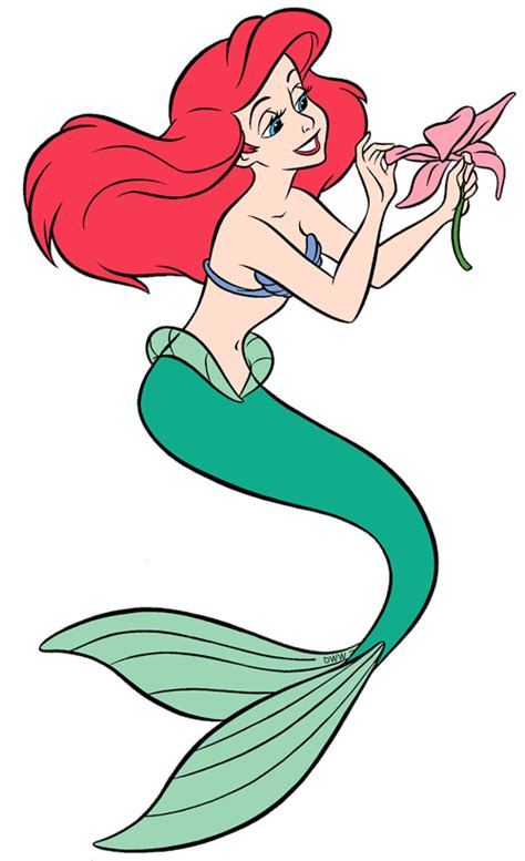 Mermaid Ariel Clip Art 3 Disney Clip Art Galore