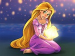 Princesas Disney: Preciosa imagen de Rapunzel con su luz