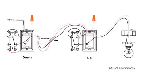 How to wire 2 way light switch, in this video we explain how two way switching works to connect a light fitting which is controlled. Two Way Switching Explained | How to Wire 2 Way Light Switch | RealPars