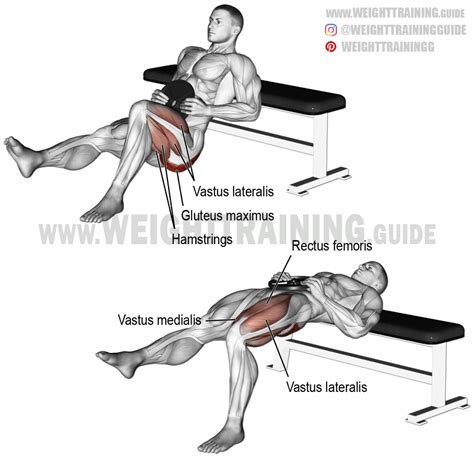 Weighted One Leg Hip Thrust Exercise Instructions And Video Glutes Workout Gym Workout Tips