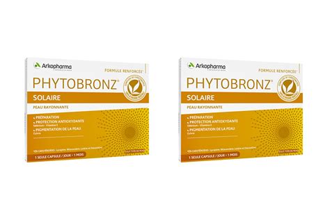 Arkopharma Phytobronz Préparateur Solaire Huiles Végétales Lot 2 X 30