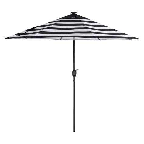 Breakwater Bay 9ft Patio Umbrella With Lights Tilting Wayfair