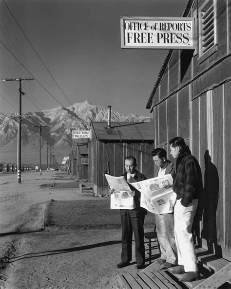 ansel adams captures the struggle and beauty of a japanese american internment camp getty iris