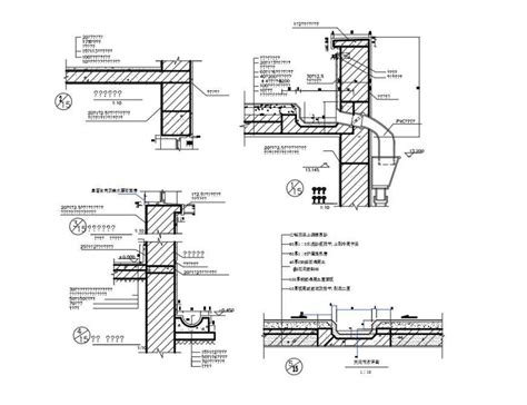 Wall Section Hatching Plan Autocad File Cadbull