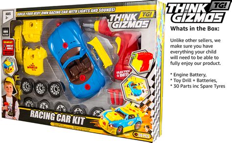 Take Apart Toy Racing Car Kit For Kids Tg642 Build Your