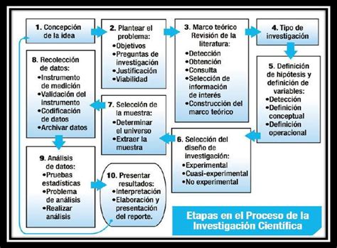 Figura Diagrama De Las Etapas En El Proceso De La Investigaci N