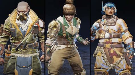 All Legend Skins On The Season Hunted Battle Pass In Apex Legends Press Space To Jump