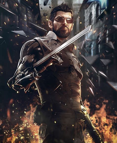 jensen promo characters and art deus ex mankind divided deus ex mankind deus ex deus ex