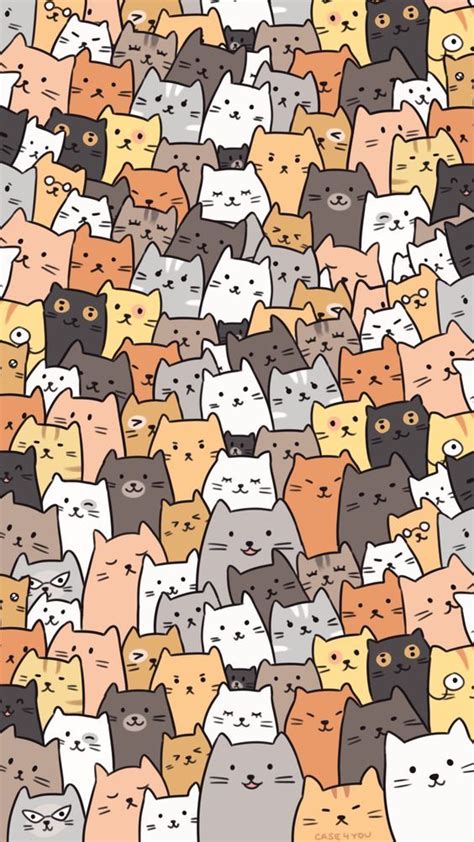 cute cat wallpaper aesthetic iphone backgrounds   melt  heart