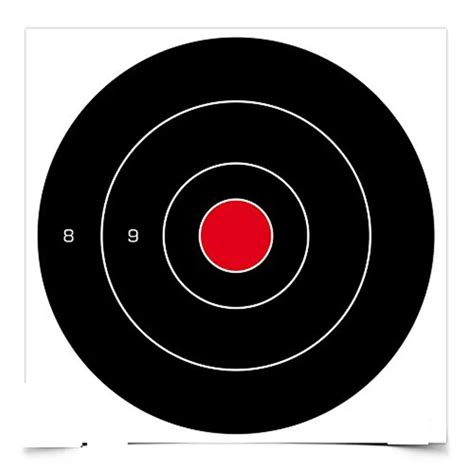 Printable Shooting Targets For Pistol Rifle Airgun Archery 8 Splatter Reactive Self Adhesive